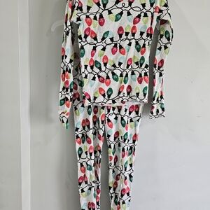 The Children's Place Red and Green Pajama Sets Festive Holiday Design